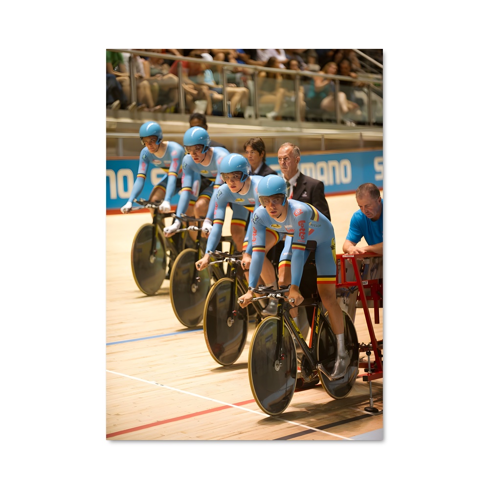 Poster Peloton Épique – affiche Cyclisme